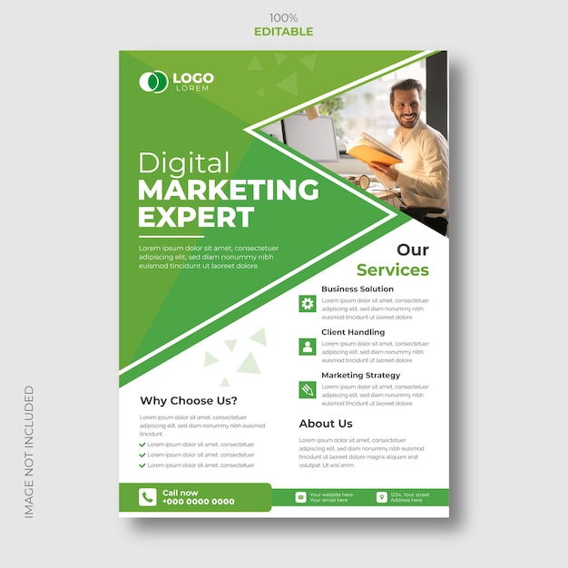 digital brochure digital flyer marketing flyer professional poster corporate poster info poster