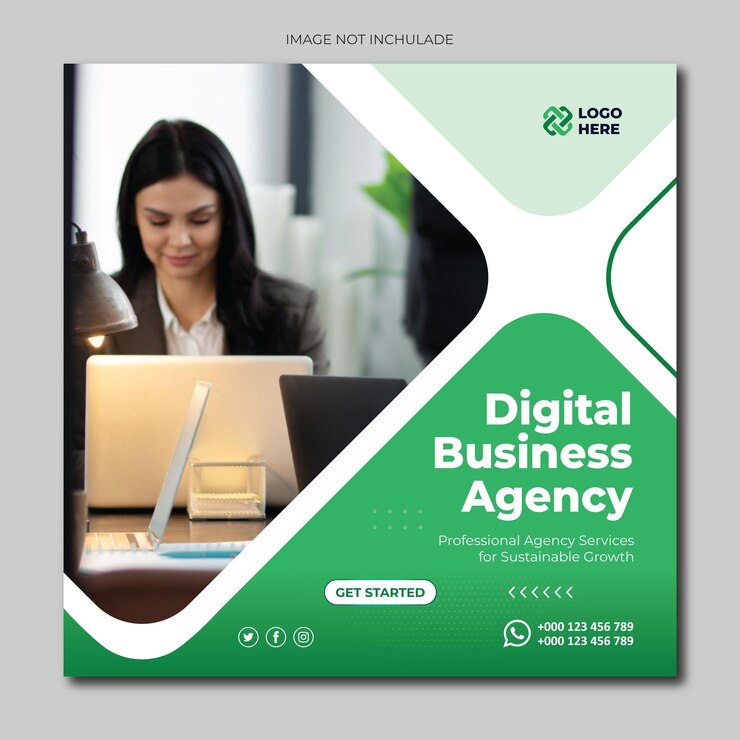 Digital Business Agency Marketing Flyer