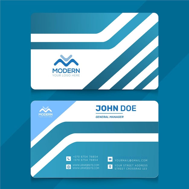 Digital Business Card Design Template