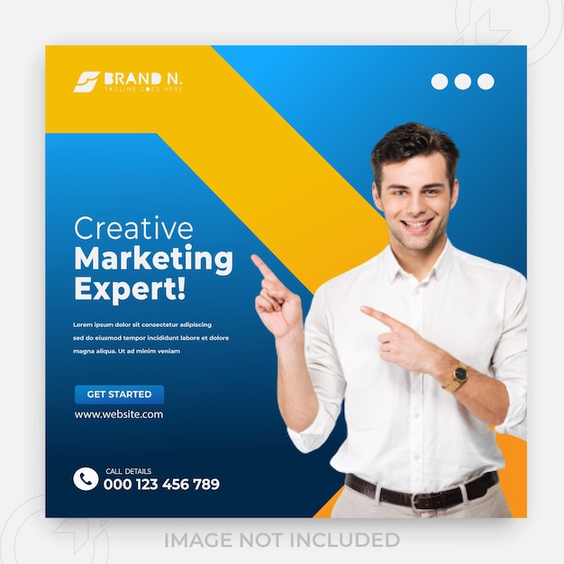 Digital business concept for today's super offer and 2 color gradient clean background or creative marketing ad colorful social media post design template