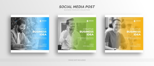 Vector digital business marketing promotion social media post web banner template