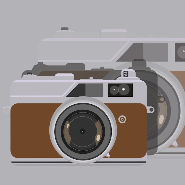 Digital Camera Vector Illustration