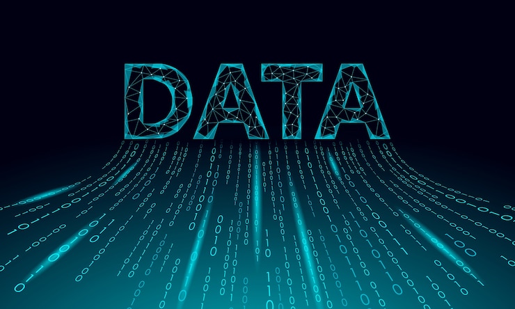 वेक्टर digital computing online storage technology concept