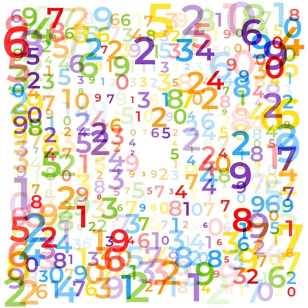 デジタルデータ配列 デジタルパターン 抽象的な数学背景