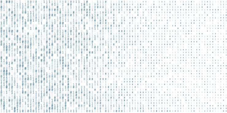 Vector digital data technology concept futuristic cyberspace vector illustration