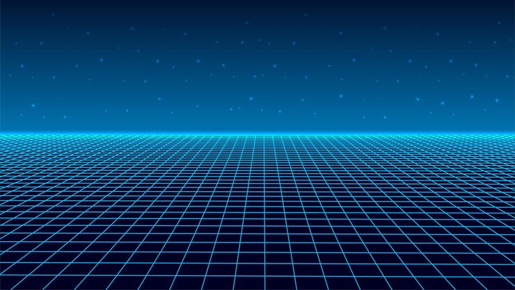 Vector digital dynamic wave abstract vector background with connection dots lines and triangles big data visualization