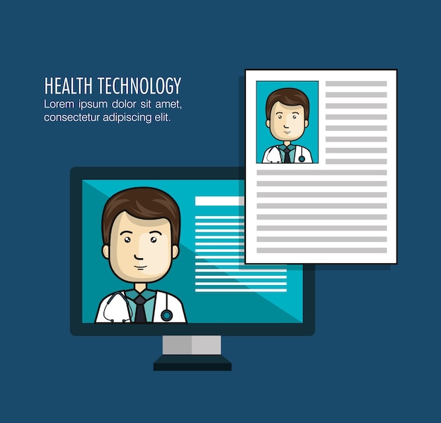 digital healthcare technology icon