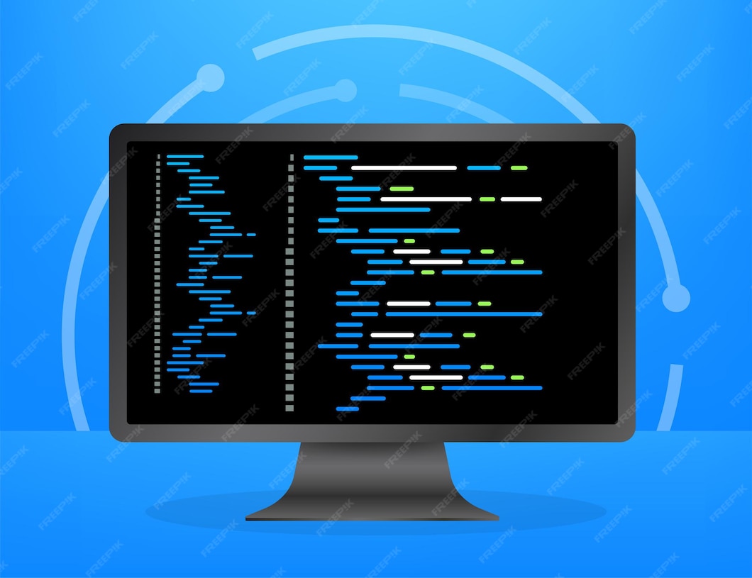 Premium Vector | Digital java code text. computer software coding ...