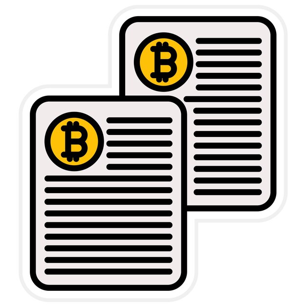 Vector digital ledger icon vector image can be used for cryptocurrency