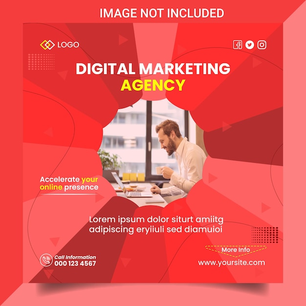 Digital marketing ad post