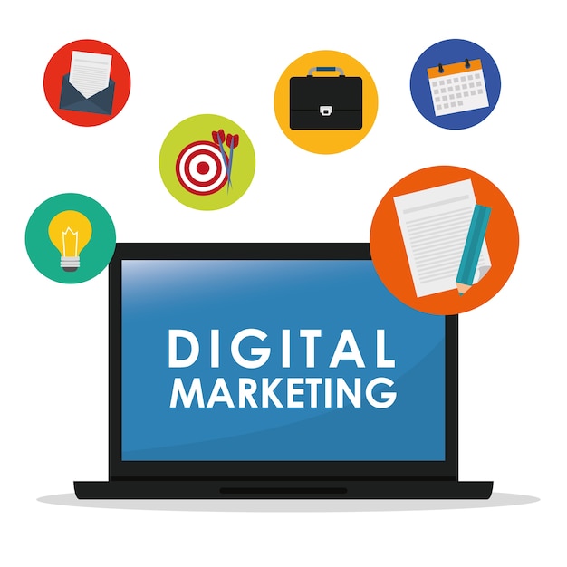 Digital marketing and advertising graphic design