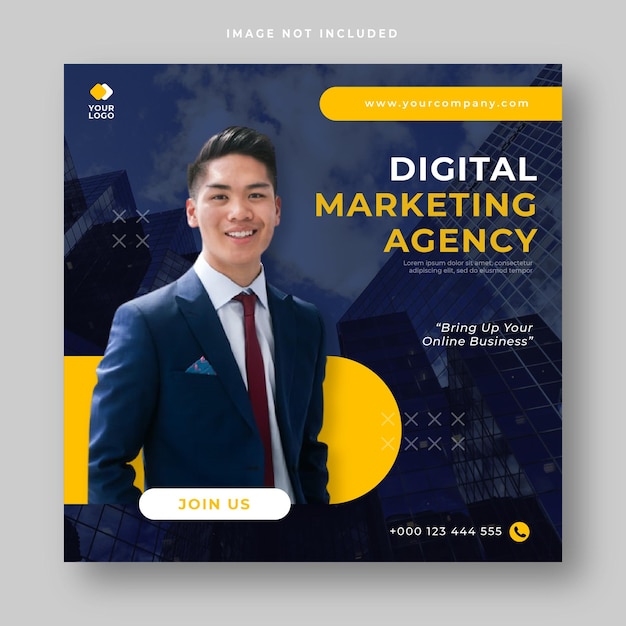 Digital Marketing Agency Business instagram Post Templates