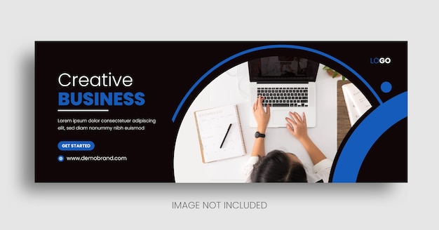 Vector digital marketing agency and business social media cover banner design