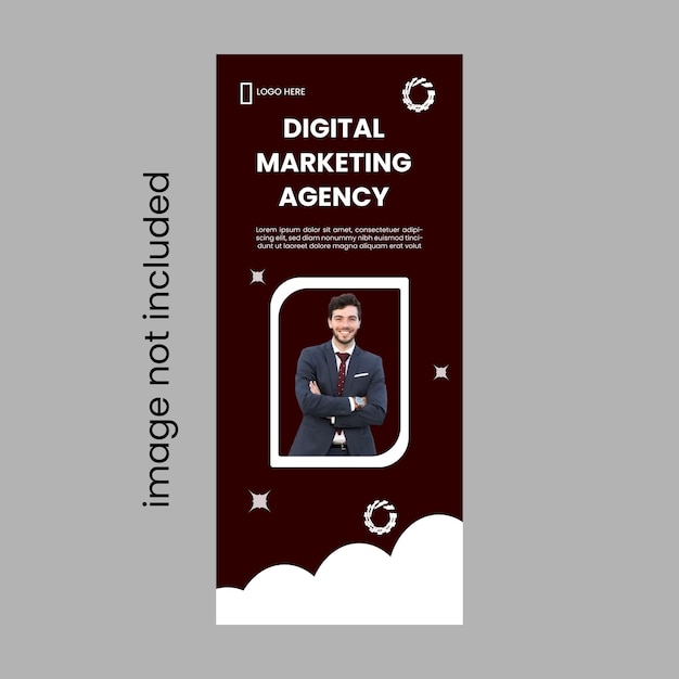 Digital marketing agency and corporate banner