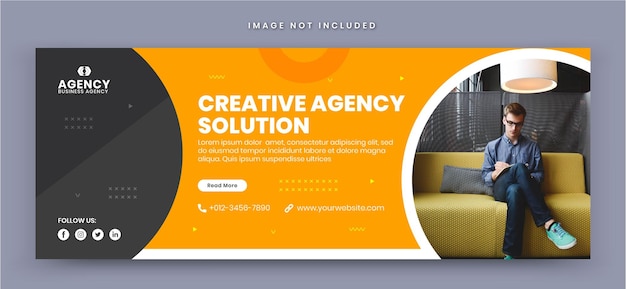 Digital Marketing Agency and Corporate Business Conference Facebook Cover Social Media post Banner