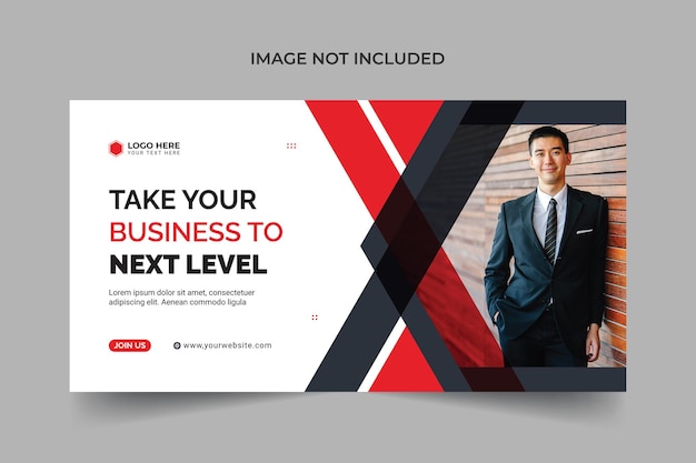 Digital marketing agency and corporate Facebook cover and banner template
