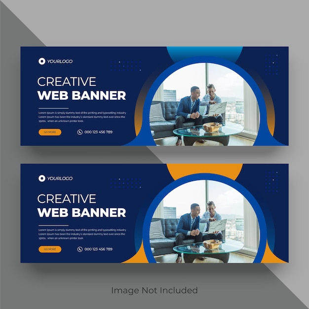 Vector digital marketing agency and corporate facebook cover template