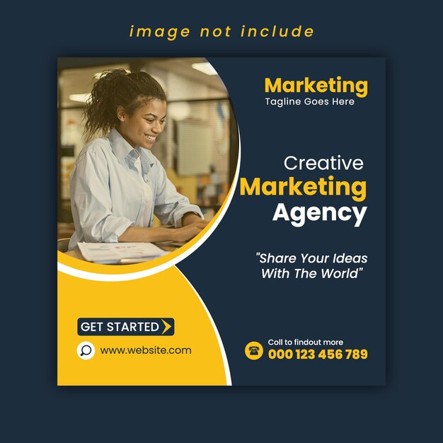 Digital marketing agency and corporate social media post