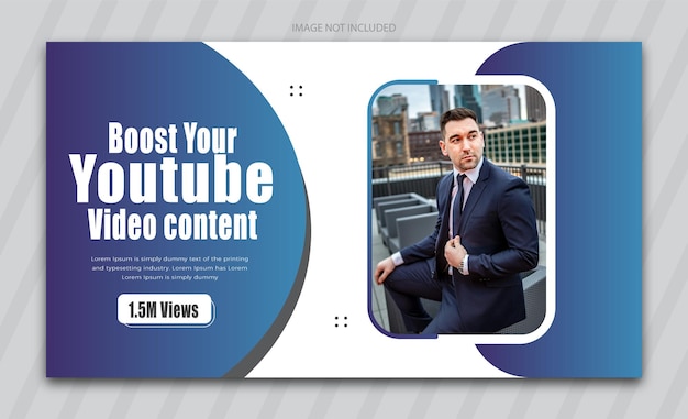 Digital marketing agency and corporate youtube thumbnail and web banner