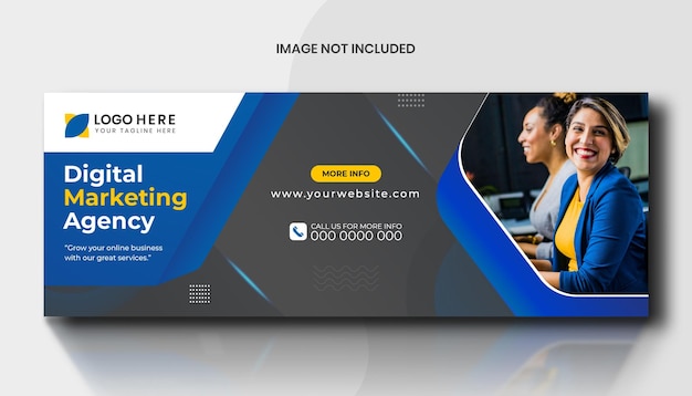 Digital marketing agency Facebook cover design