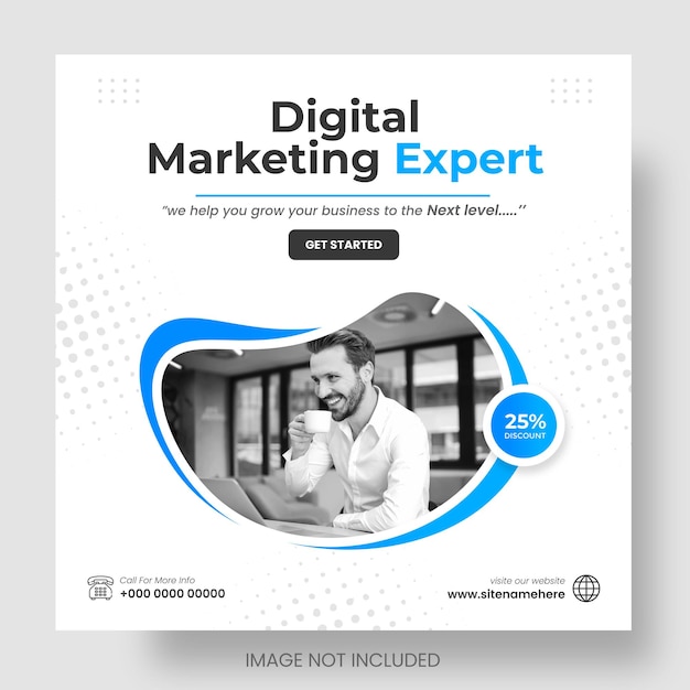 Digital marketing agency facebook or instagram social media post amp web banner design