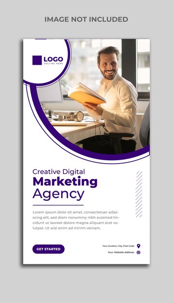 Digital Marketing Agency Facebook and Instagram Story Template