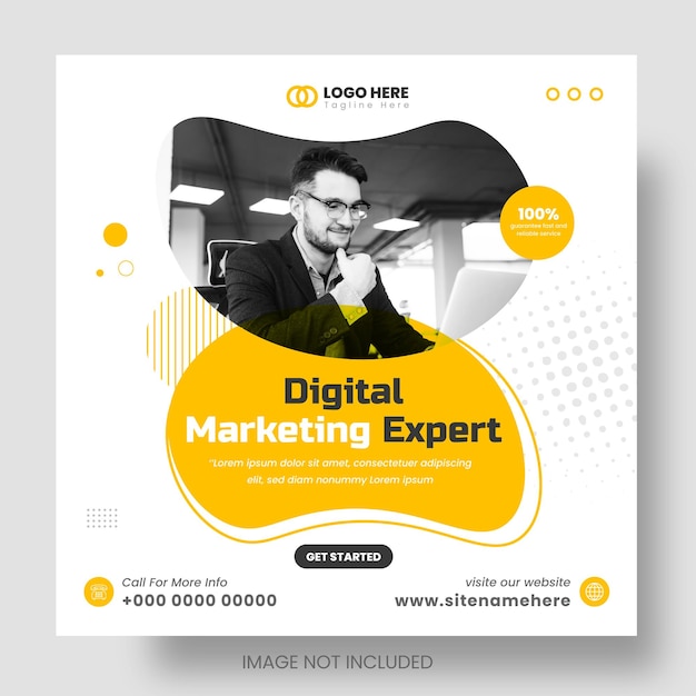 digital marketing agency facebook or social media post amp web banner design template