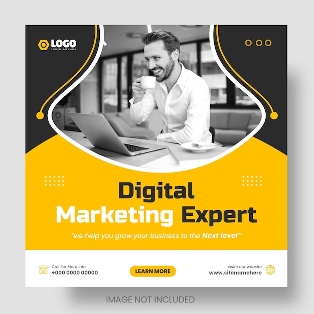 digital marketing agency facebook or social media post amp web banner design template