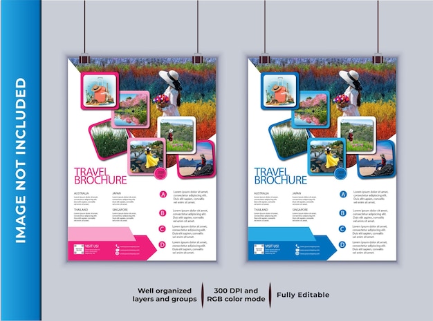 Vettore modello vettoriale di progettazione flyer dell'agenzia di marketing digitale