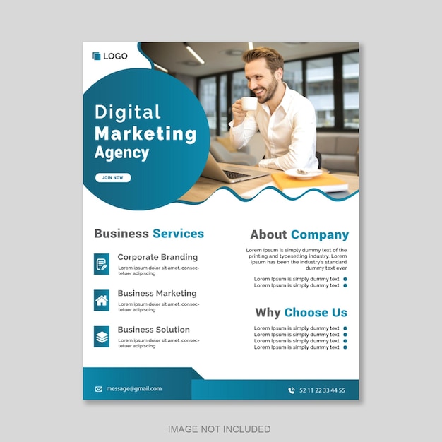 digital marketing agency flyer design