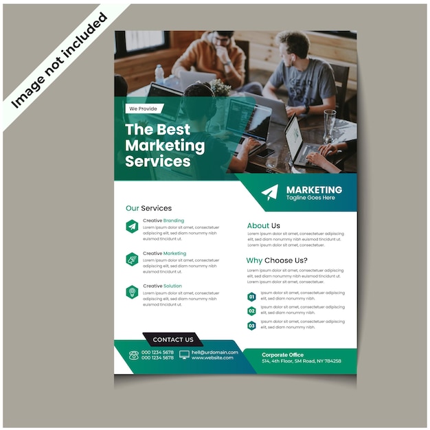 Digital marketing agency flyer