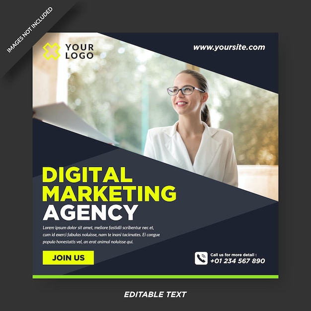 Digital marketing agency instagram template  