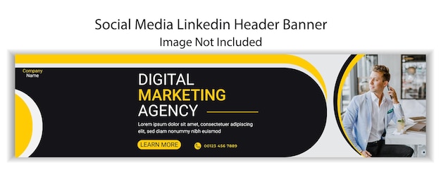 Digital Marketing Agency LinkedIn-banner of omslagfoto