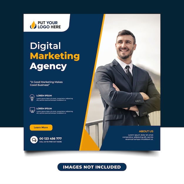 Digital marketing agency social media banner