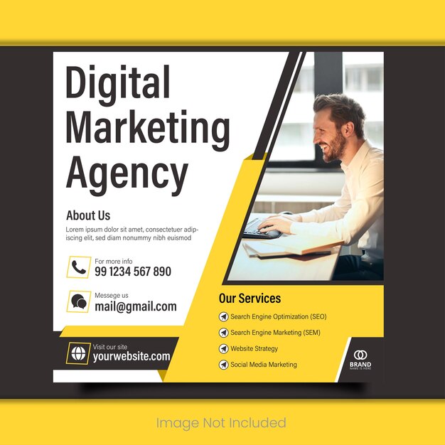 Digital marketing agency social media banner