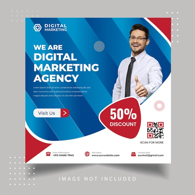 Digital marketing agency social media Instagram post