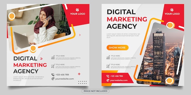 Post sui social media dell'agenzia di marketing digitale
