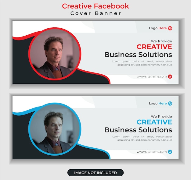 digital marketing agency social media promotion and facebook cover banner