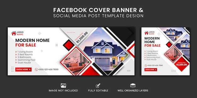 Banner di marketing digitale per social media banner design