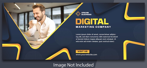 Vector digital marketing banner