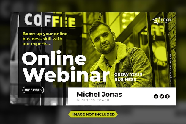 Digital Marketing Business Webinar Banner Design Template