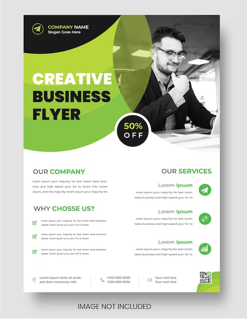 digital marketing Corporate business flyer design template