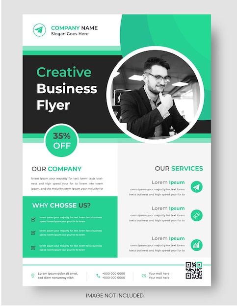 digital marketing Corporate business flyer design template