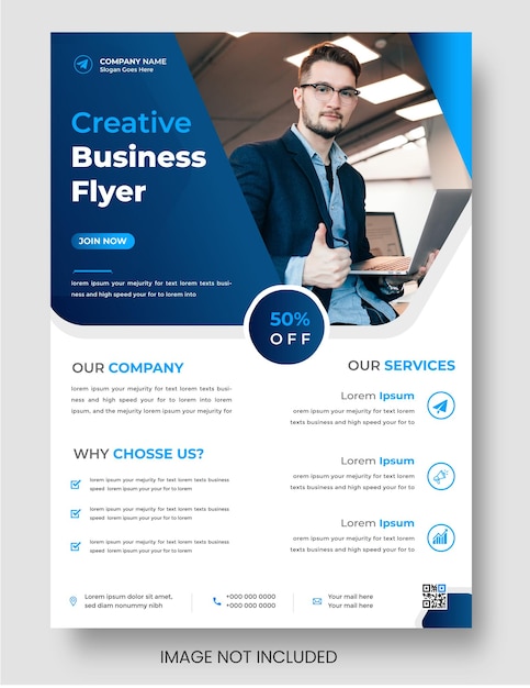 digital marketing Corporate business flyer design template