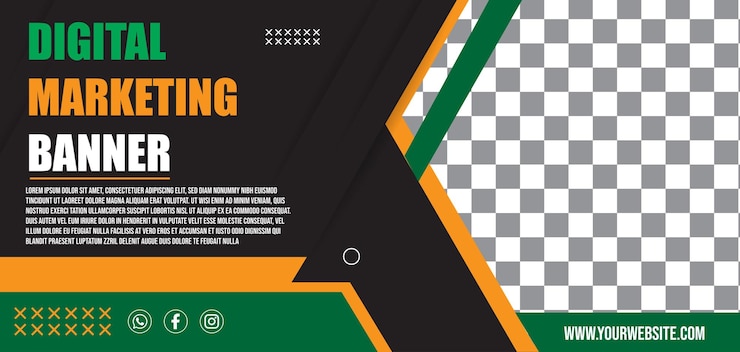 वेक्टर digital marketing corporate facebook cover template