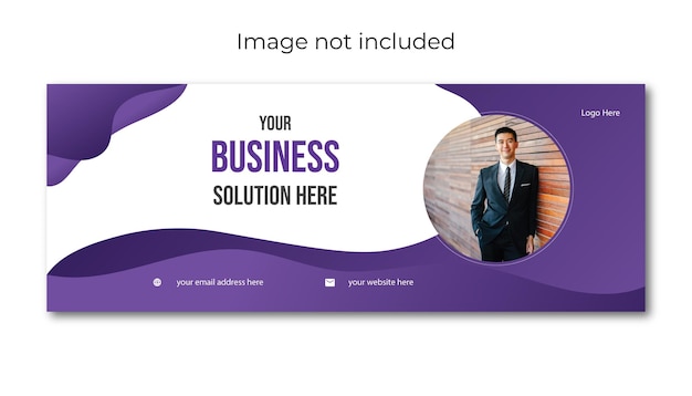 Digital marketing corporate facebook cover template