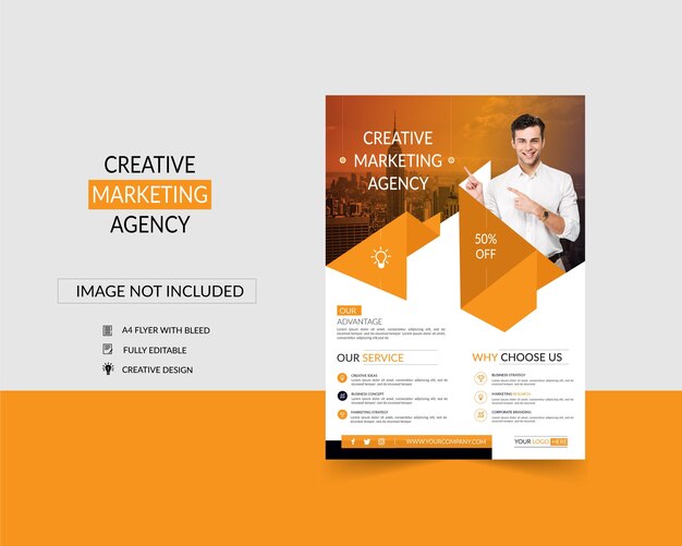 digital marketing corporate flyer