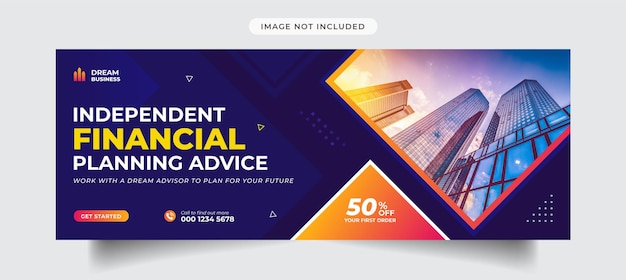 Digital marketing and corporate social media cover and banner template