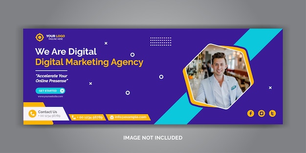 digital marketing corporate social media facebook cover template