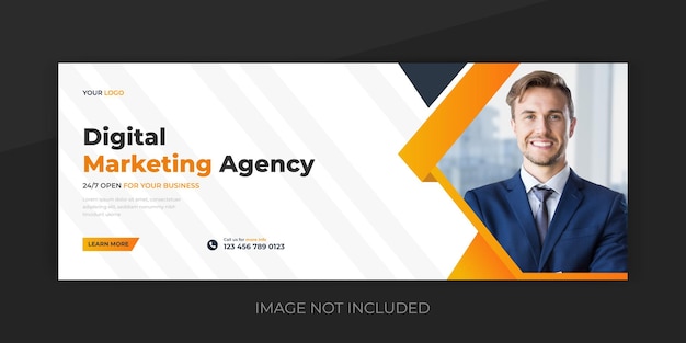 digital marketing and corporate social media post banner design template